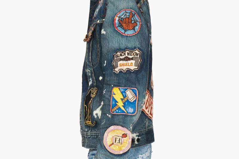 KAPITAL Marvel Heroes Villains Denim Trucker Jackets release info captain america spiderman thor the hulk venom