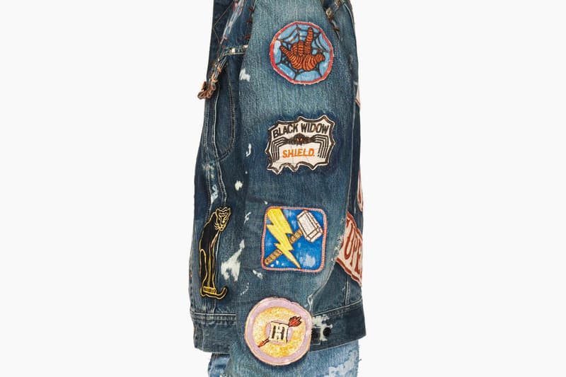 KAPITAL Marvel Heroes Villains Denim Trucker Jackets release info captain america spiderman thor the hulk venom