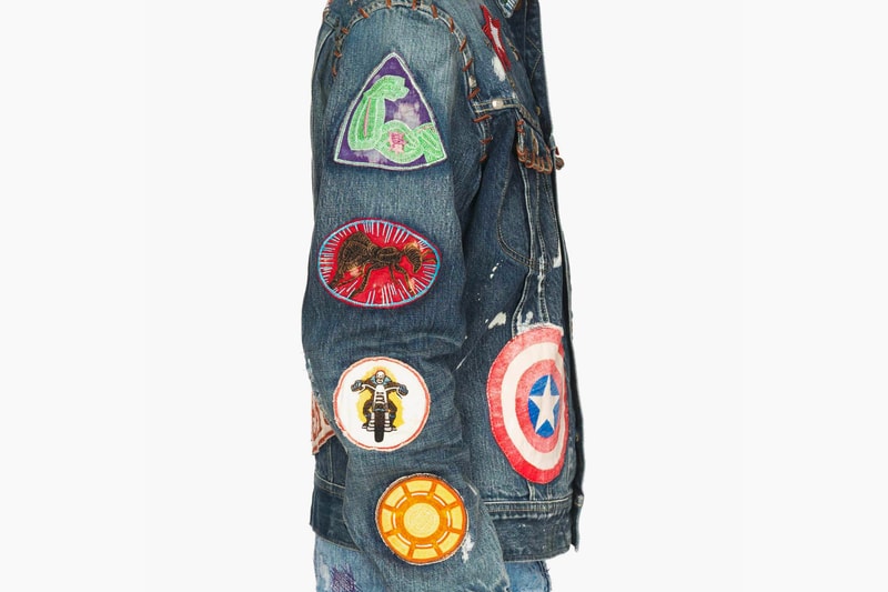KAPITAL Marvel Heroes Villains Denim Trucker Jackets release info captain america spiderman thor the hulk venom