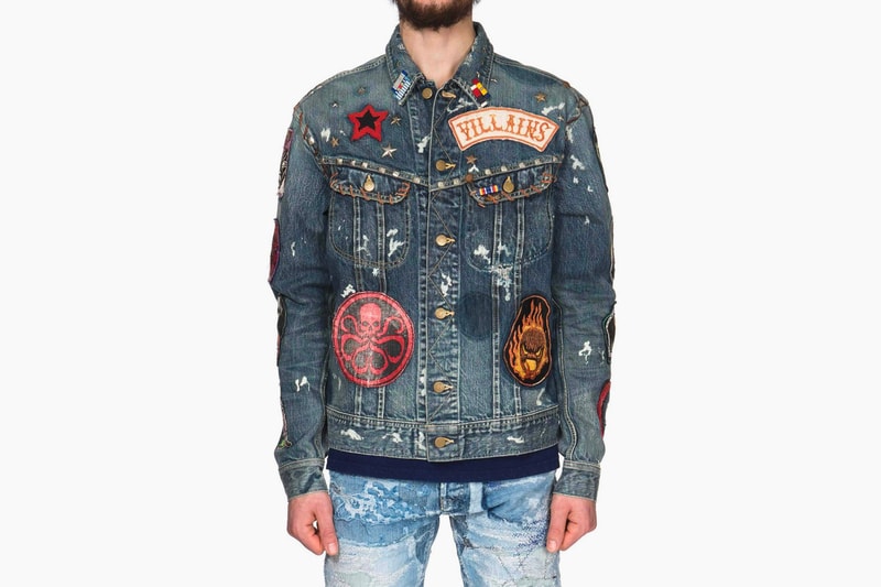 KAPITAL Marvel Heroes Villains Denim Trucker Jackets release info captain america spiderman thor the hulk venom