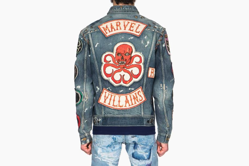 KAPITAL Marvel Heroes Villains Denim Trucker Jackets release info captain america spiderman thor the hulk venom
