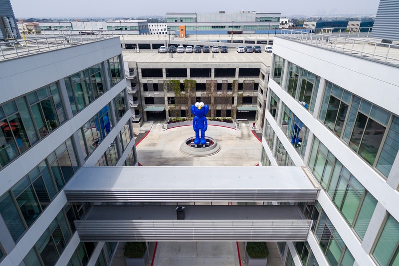 kaws bff companion sculpture playa vista los angeles california sculpture artwork art