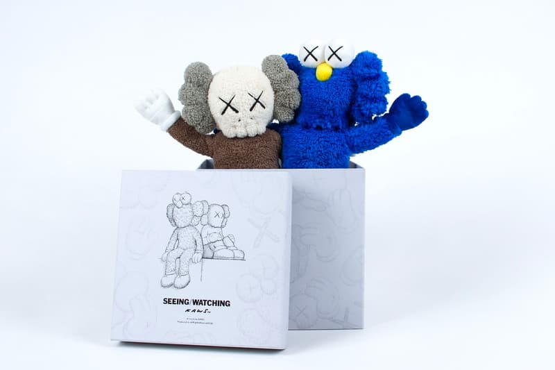 KAWS SEEING/WATCHING BFF Companion Changsha International Finance Square IFS China Bronze Art Sculpture Installation Pre-Sale Release Plush Key Chain T-shirt Glass Tote Bag