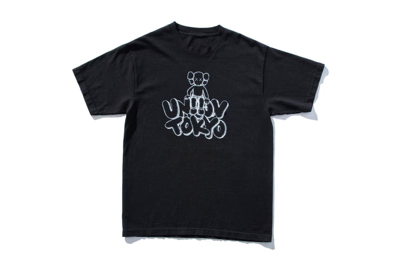 Union tokyo kaws collaboration capsule clothing t shirt los angeles drop celebration april 27 30 2018 drop release date info closer look