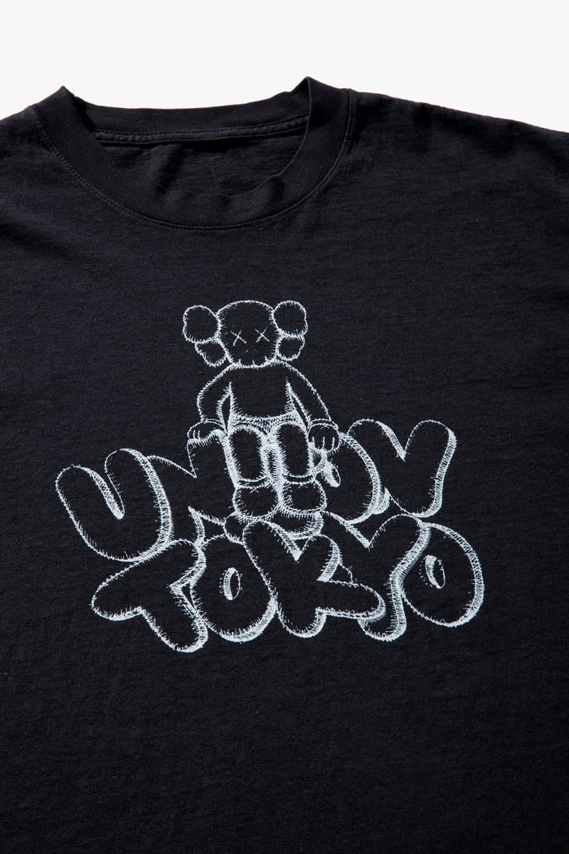 Union tokyo kaws collaboration capsule clothing t shirt los angeles drop celebration april 27 30 2018 drop release date info closer look