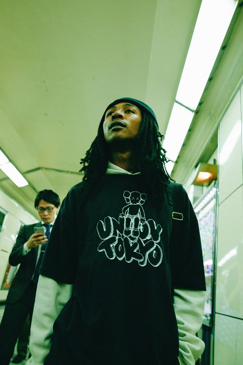 Union tokyo kaws collaboration capsule clothing t shirt los angeles drop celebration april 27 30 2018 drop release date info closer look