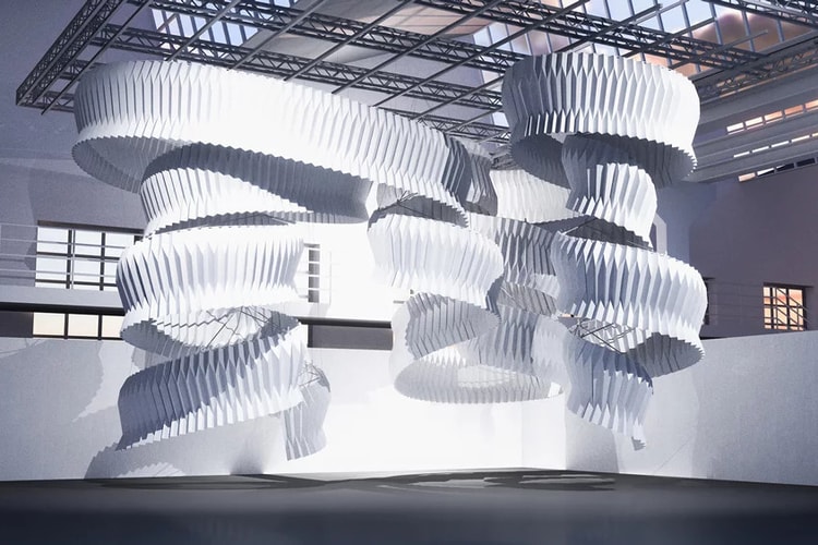 Kengo Kuma Artfully Tackles Air Pollution with Huge Origami Sculpture
