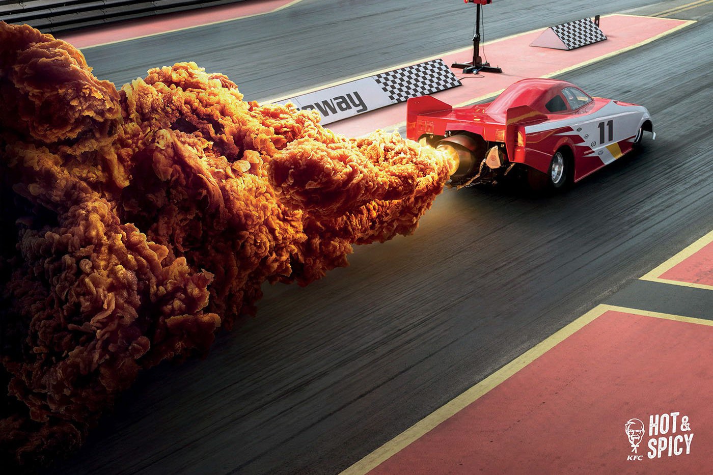 KFC Hong Kong Hot Spicy Fried Chicken Fiery Explosions ad campaign ogilvy mather
