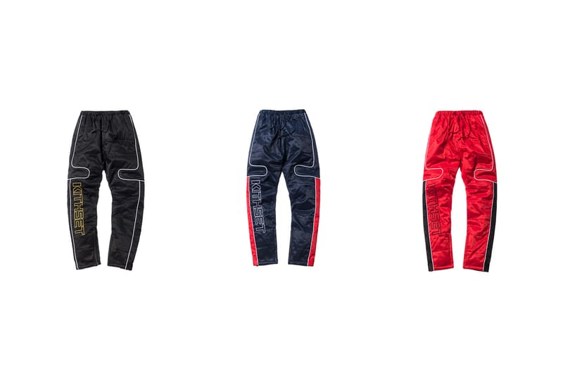 KITH Racing Collection Closer Look jacket pants t shirt hoodie leggings bra fashion 2018