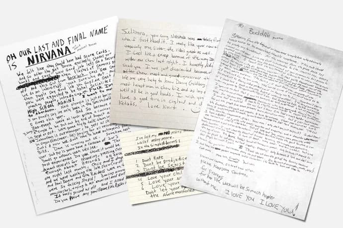 Kurt Cobain David Bowie John Lennon and Leonard Cohen fonts free download