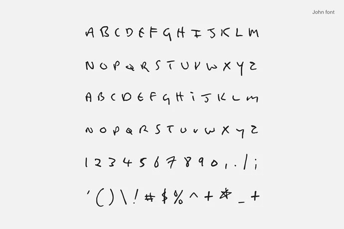 Kurt Cobain David Bowie John Lennon and Leonard Cohen fonts free download