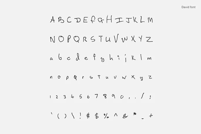 Kurt Cobain David Bowie John Lennon and Leonard Cohen fonts free download