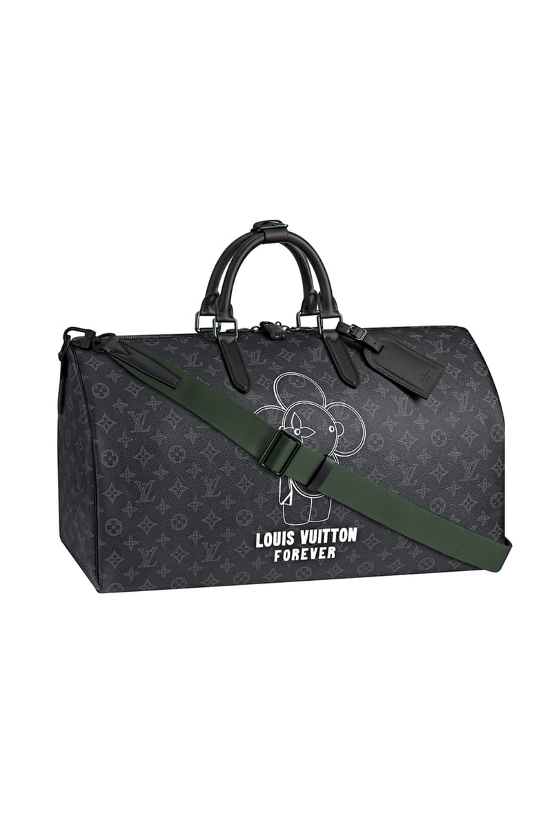 Louis Vuitton "Monogram Vivienne Eclipse" Pre-Fall/Winter 2018 Exclusive Collection White Black Blue Yellow T-Shirt Side Overall Duffle Bag Backpack Watch