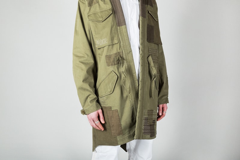 maharishi "maha Boro" Spring/Summer 2018 Lookbook Collection Kimono Baseball Shirt Crew Sweat T-Shirts Cargo Pants How to Buy cop purchase Japan Japanese London streetwear