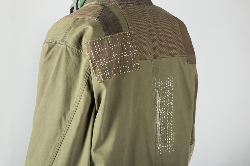 maharishi "maha Boro" Spring/Summer 2018 Lookbook Collection Kimono Baseball Shirt Crew Sweat T-Shirts Cargo Pants How to Buy cop purchase Japan Japanese London streetwear