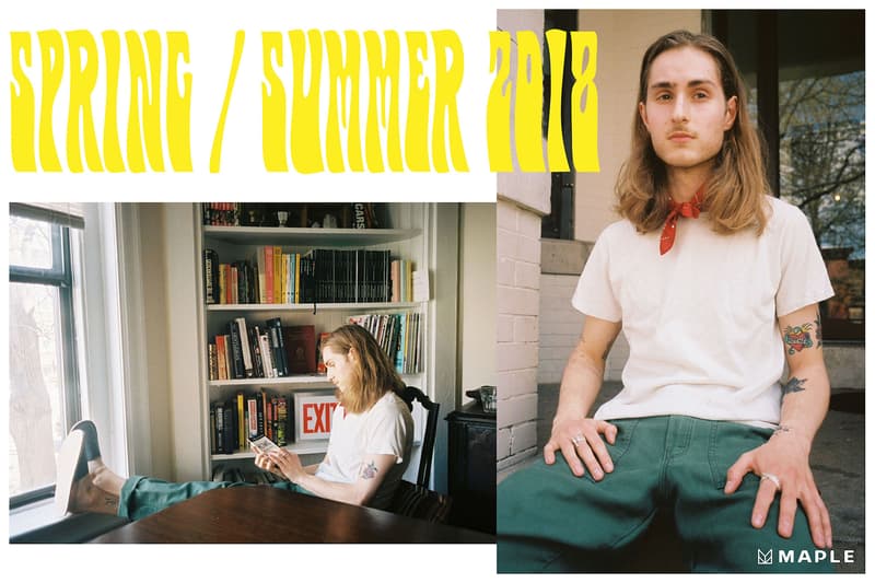 MAPLE Spring Summer 2018 Editorial SS18 washingto dc release date info drop jewelry bandana cap linen cotton sock silver necklace ring