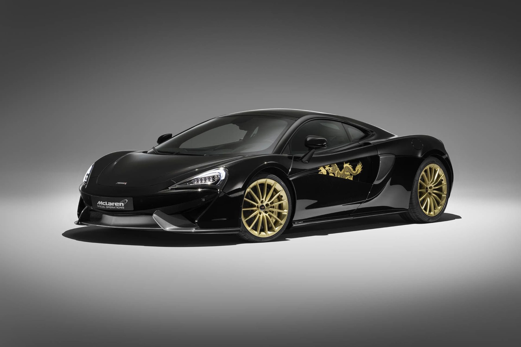 McLaren 570GT MSO Cabbeen Collection dragon china obsidian black gold