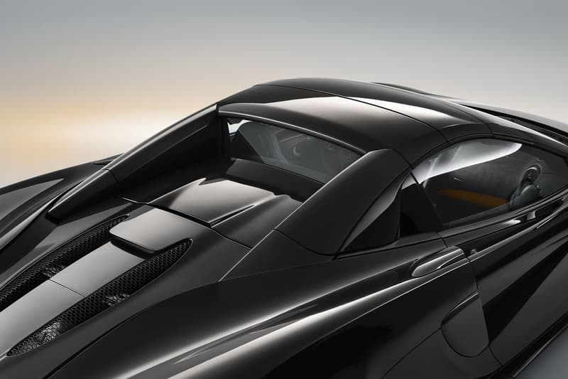 McLaren 570S Spider Onyx Black Design Edition Carbon Alcantara Orange nappa leather custom car bespoke customer price