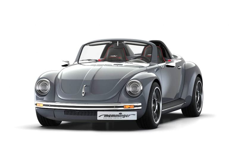 Memminger Beetle Roadster 2.7 Air-Cooled Boxer Engine 210 HP 125 mph Inspired Beetle Horsepower Five-Speed Gearbox Custom Bodywork Welded Tubular Steel Frame Tartan-Lined Racing Seats 911 Disc Brakes Lightweight 18-Inch Alloy Wheels Volkswagen Dealership For Sale Rental Concept