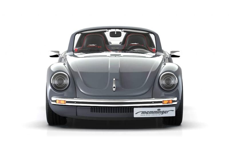Memminger Beetle Roadster 2.7 Air-Cooled Boxer Engine 210 HP 125 mph Inspired Beetle Horsepower Five-Speed Gearbox Custom Bodywork Welded Tubular Steel Frame Tartan-Lined Racing Seats 911 Disc Brakes Lightweight 18-Inch Alloy Wheels Volkswagen Dealership For Sale Rental Concept