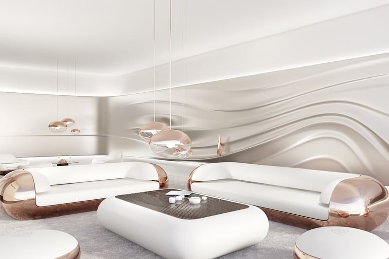 Mercedes-Maybach Displays One-Off Luxury Living Room Furniture