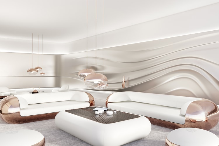 Mercedes-Maybach Displays One-Off Luxury Living Room Furniture