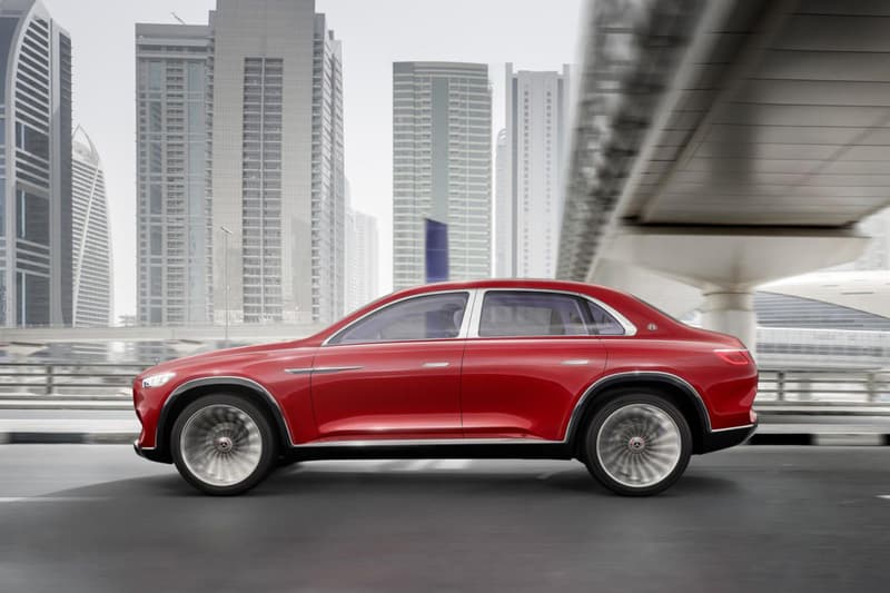 Mercedes Maybach VIsion Ultimate Luxury Concept car suv sedan 2020 production model red turbine wheels luxury vehicle 2018 Beijing Auto Show