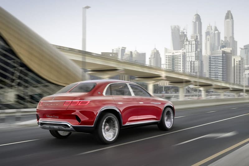 Mercedes Maybach VIsion Ultimate Luxury Concept car suv sedan 2020 production model red turbine wheels luxury vehicle 2018 Beijing Auto Show