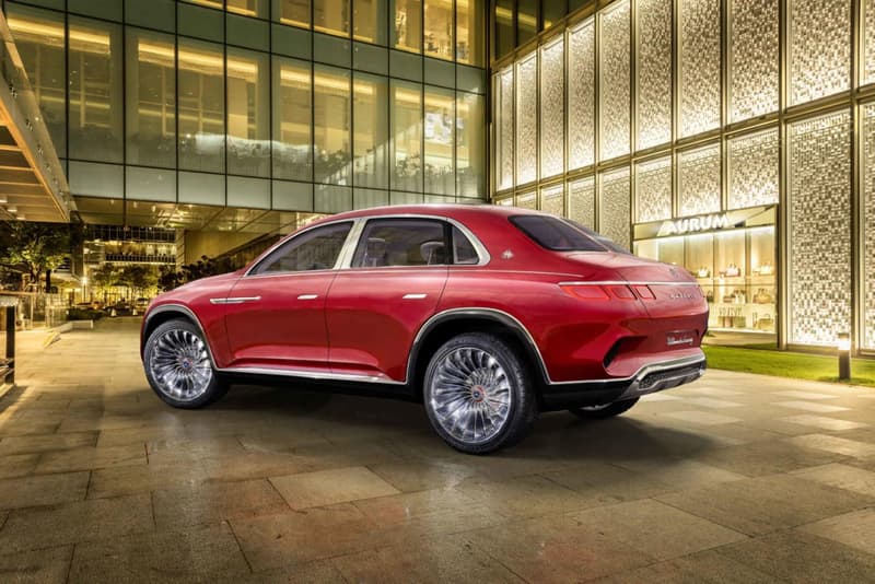 Mercedes Maybach VIsion Ultimate Luxury Concept car suv sedan 2020 production model red turbine wheels luxury vehicle 2018 Beijing Auto Show