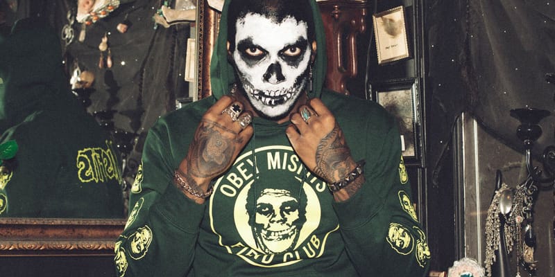 obey misfits leather jacket