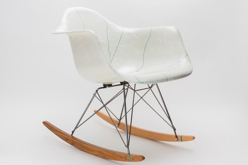 Modernica x Stance Chair Collaboration White Blue Socks Case Study Arm Shell rocker How to Buy Cop Purchase Release Details Information