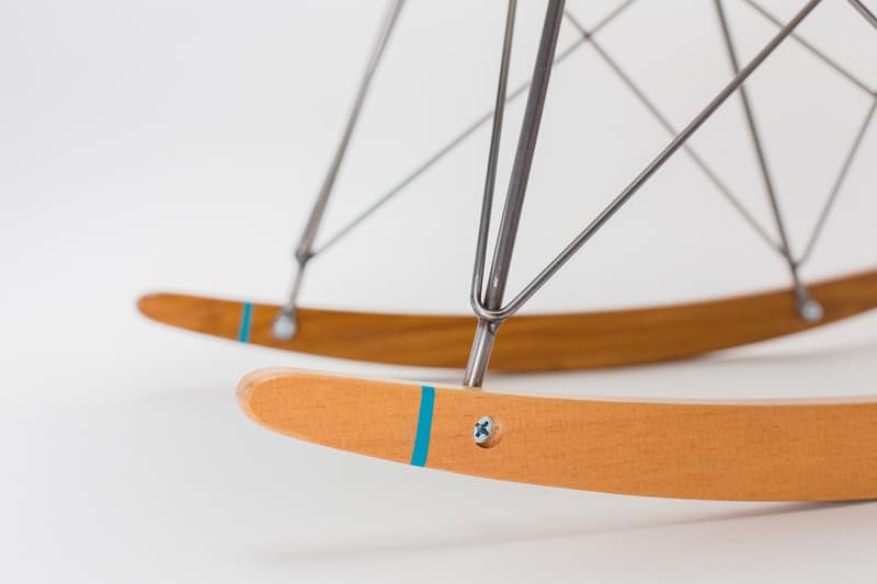 Modernica x Stance Chair Collaboration White Blue Socks Case Study Arm Shell rocker How to Buy Cop Purchase Release Details Information