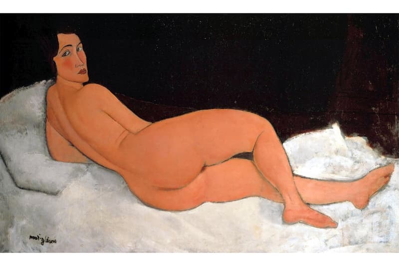 Modigliani Painting All Time Auction Estimate Record sothebys reclining nude 2018 1917