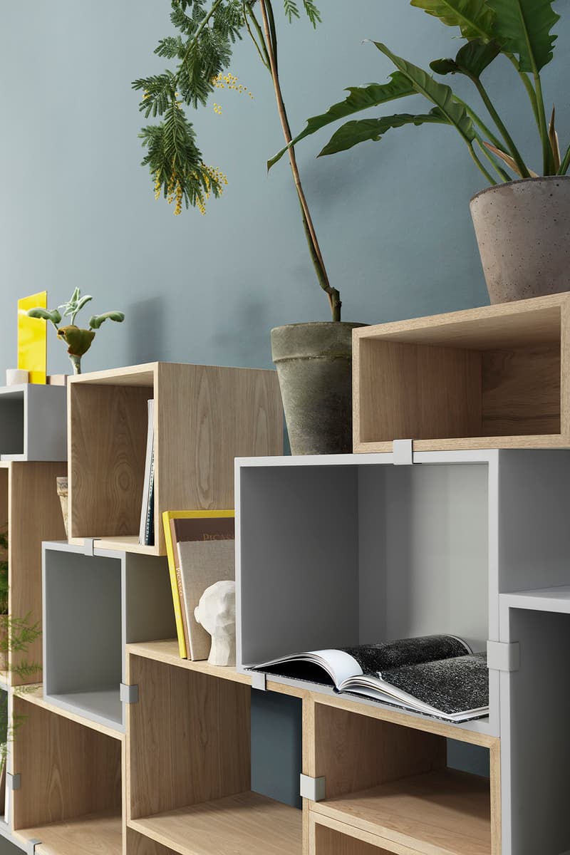 Muuto "New Perspectives" Collection Furniture Base Table High Pendant Lamp Enfold Sideboard Oslo 3-Seater Corner Sofa Pouf The Dots Metal Workshop Coffee Table