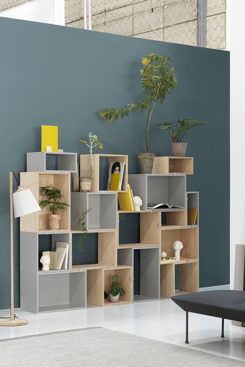 Muuto "New Perspectives" Collection Furniture Base Table High Pendant Lamp Enfold Sideboard Oslo 3-Seater Corner Sofa Pouf The Dots Metal Workshop Coffee Table