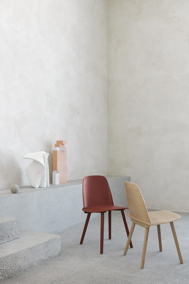 Muuto "New Perspectives" Collection Furniture Base Table High Pendant Lamp Enfold Sideboard Oslo 3-Seater Corner Sofa Pouf The Dots Metal Workshop Coffee Table
