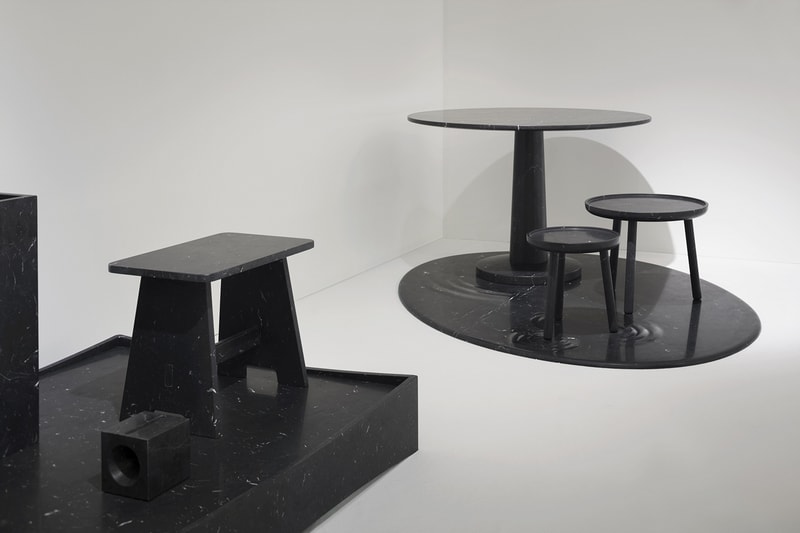 Nendo into marble installation marsotto edizioni milan design week 2018 furniture