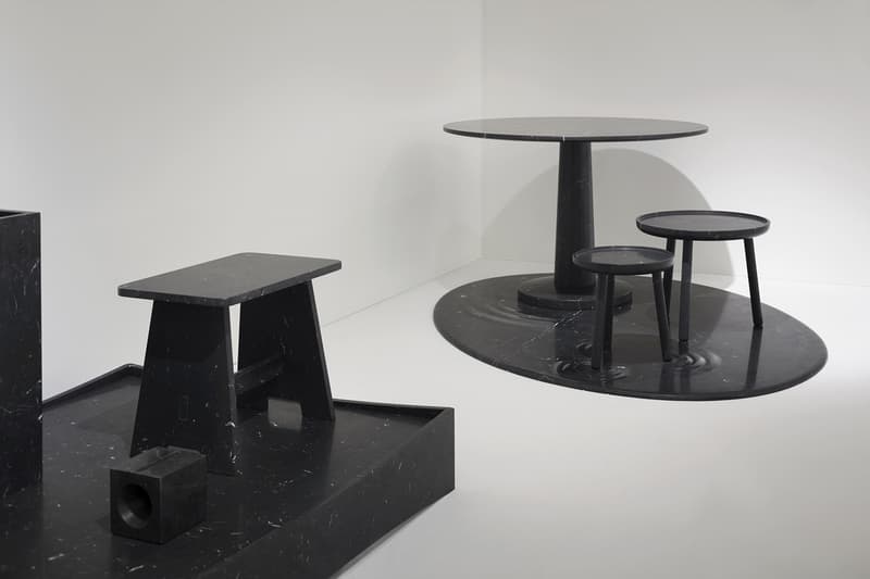 Nendo into marble installation marsotto edizioni milan design week 2018 furniture