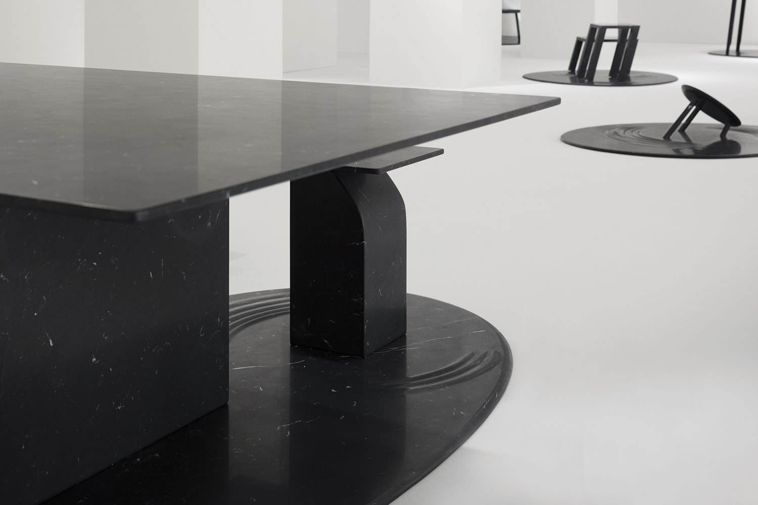 Nendo into marble installation marsotto edizioni milan design week 2018 furniture