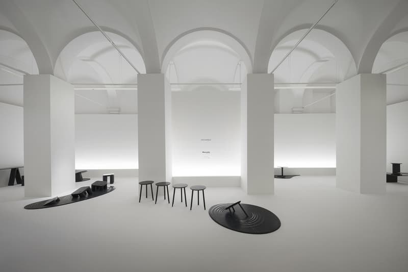 Nendo into marble installation marsotto edizioni milan design week 2018 furniture