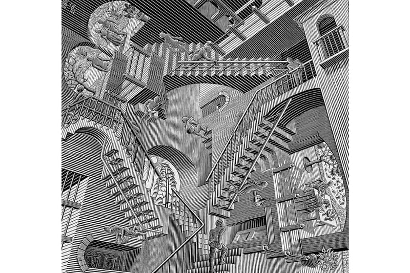 Nendo MC Escher Between Two Worlds immersive Exhibition Melbourne Australia sketch The National Gallery of Victoria NGV artist designer