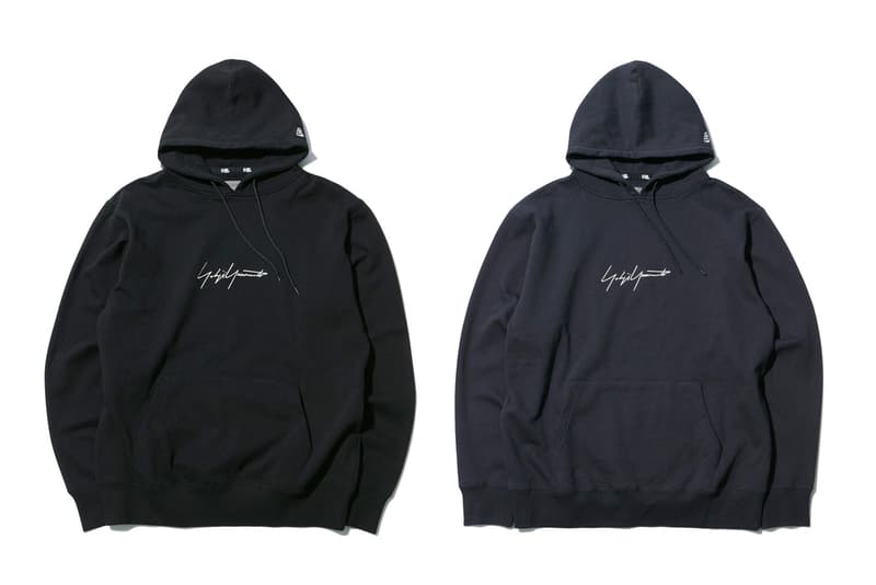 Yohji Yamamoto New Era spring summer 2018 collaboration collection line drop release japan hat coaches jacket hoodie tee shirt floral flower black navy branding logo april 18