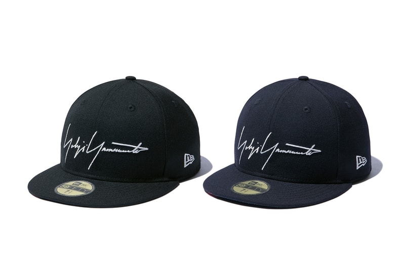 Yohji Yamamoto New Era spring summer 2018 collaboration collection line drop release japan hat coaches jacket hoodie tee shirt floral flower black navy branding logo april 18