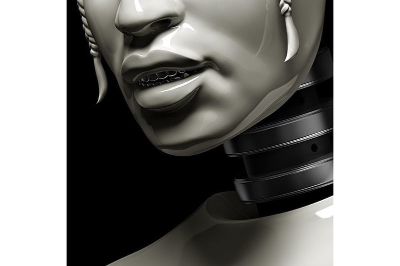 nikanor flacko testing model asap rocky flacko testing model asap forever sculpture figure art artwork custom jumpsuit himumimdead