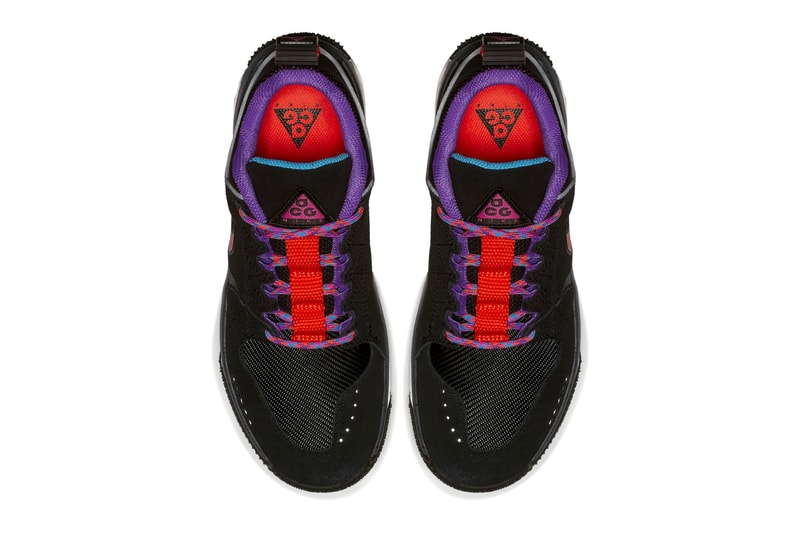 Nike ACG Dog Mountain New Colorways trail sneakers hiking footwear green purple black
