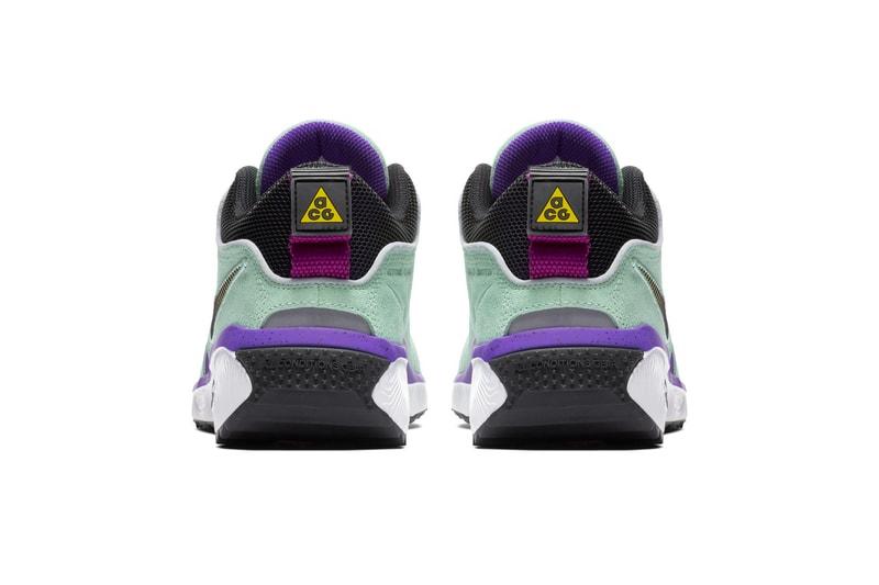 Nike ACG Dog Mountain New Colorways trail sneakers hiking footwear green purple black