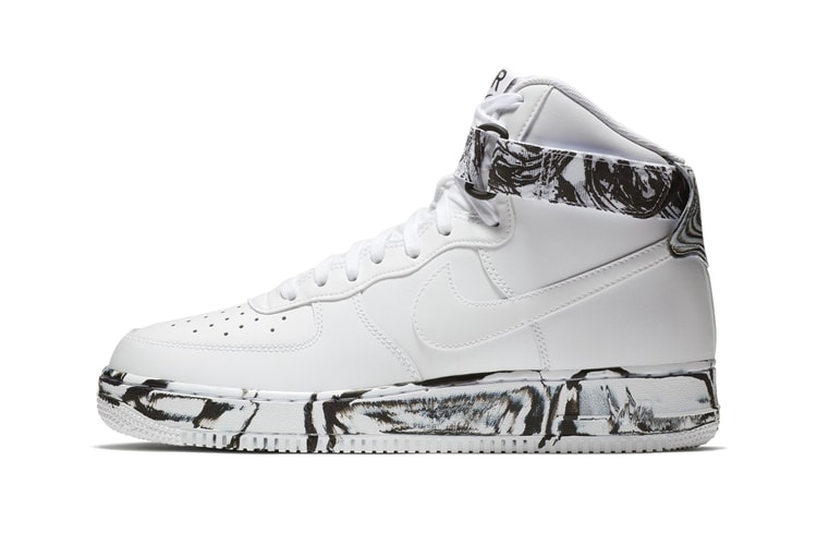 The Nike Air Force 1 High Sees a Demure Marble Makeover