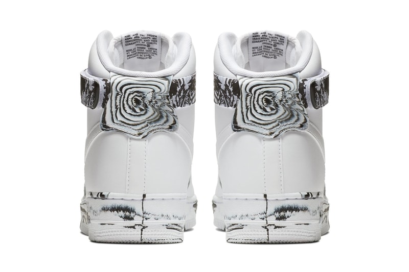 Nike Air Force 1 High "Marble" Release sand black and white