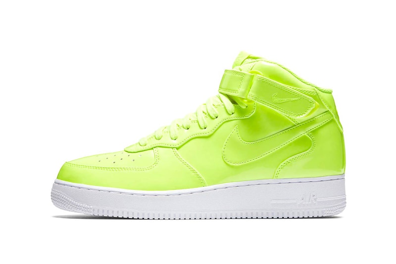 Nike Air Force 1 Mid UV volt white nike sportswear 2018 footwear release date info drop sneakers shoes