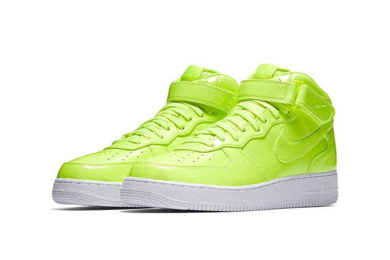 Nike Air Force 1 Mid UV volt white nike sportswear 2018 footwear release date info drop sneakers shoes
